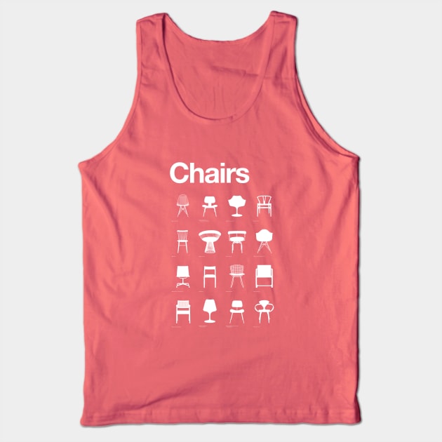 Chairs, Iconic Chair Designs Tank Top by sub88